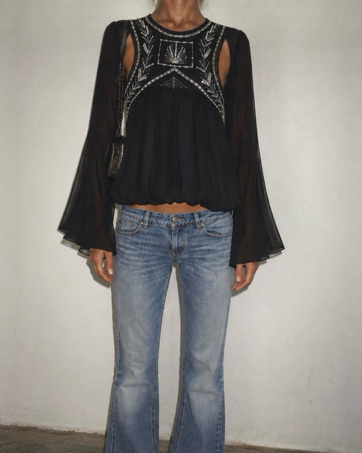Núnoo Pink Asymmetric Knit Top - Berg Larsen x Núnoo Berg Larsen Black
