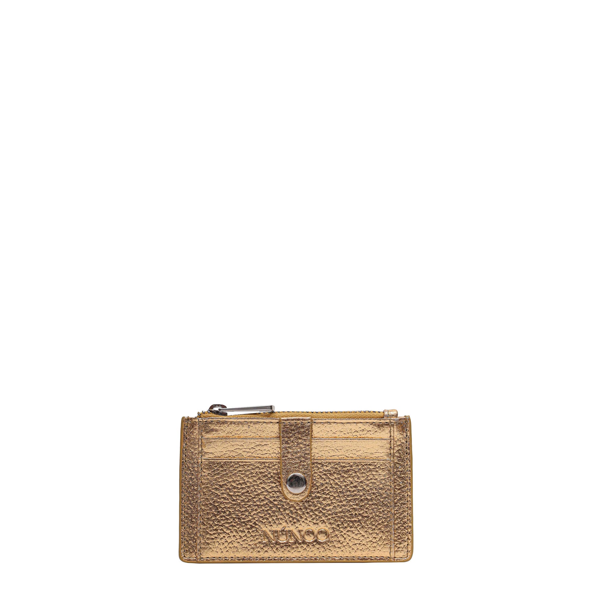 Núnoo Pixie Buckle Metallic Light Gold Wallet Light Gold