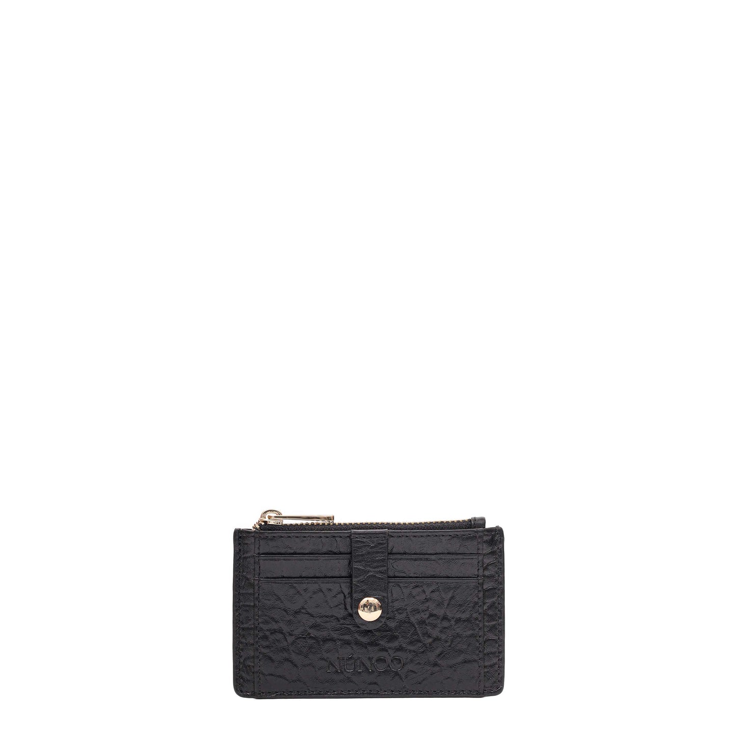 Núnoo Pixie Buckle New Zealand Black w. Gold Wallet Black