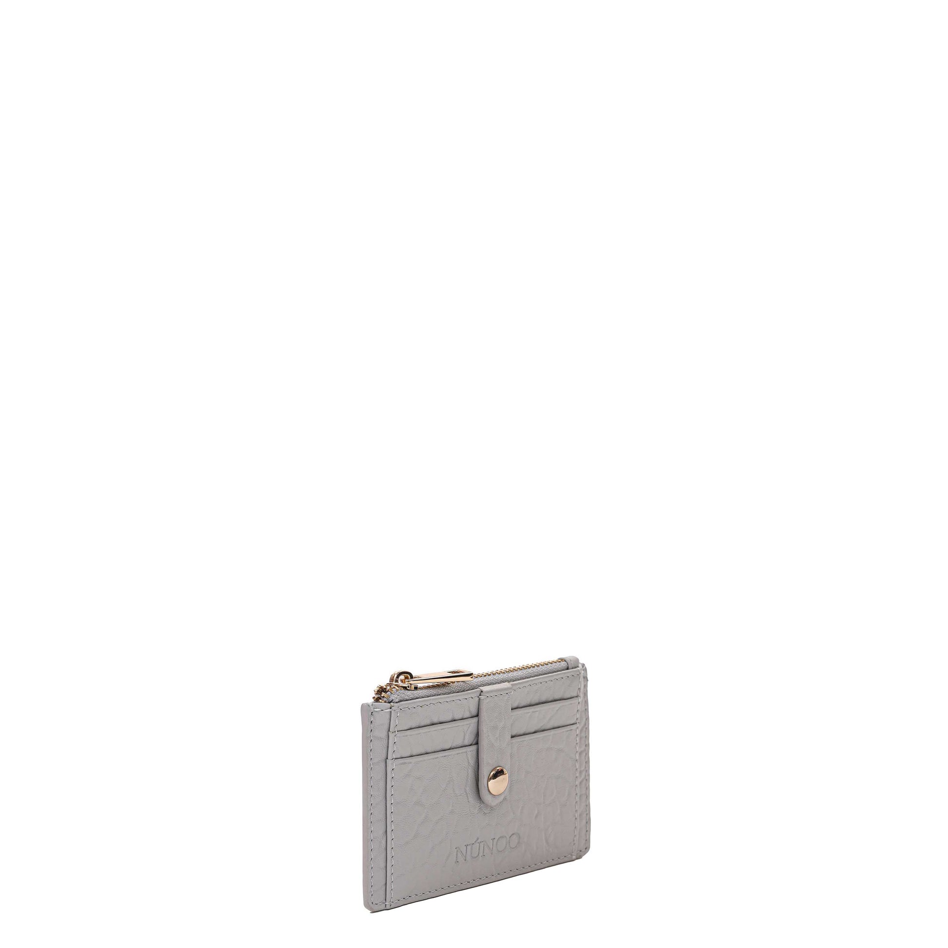 Núnoo Pixie Buckle New Zealand Grey w. Gold Wallet Grey