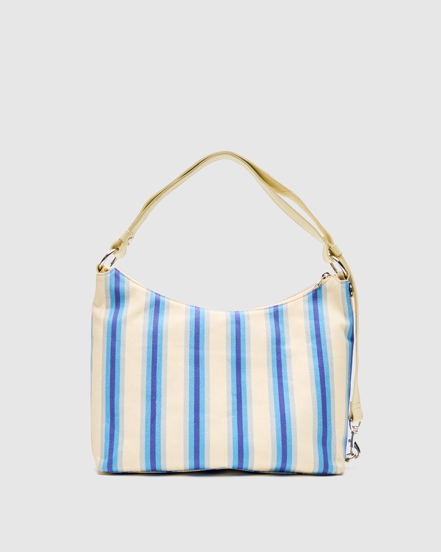 Núnoo Rio Recycled Canvas Blue Stripes Large Blue Stripes