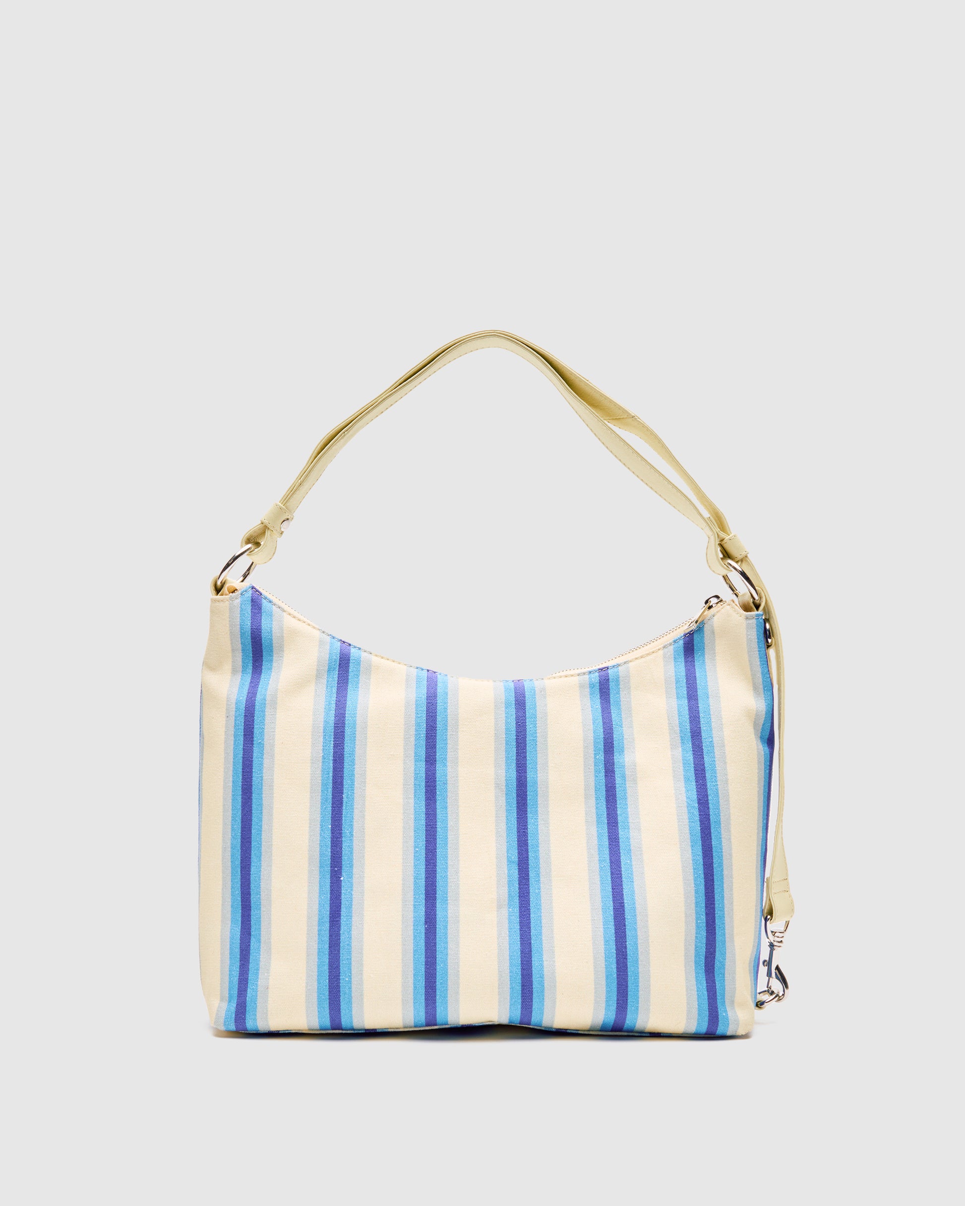 Núnoo Rio Recycled Canvas Blue Stripes Large Blue Stripes