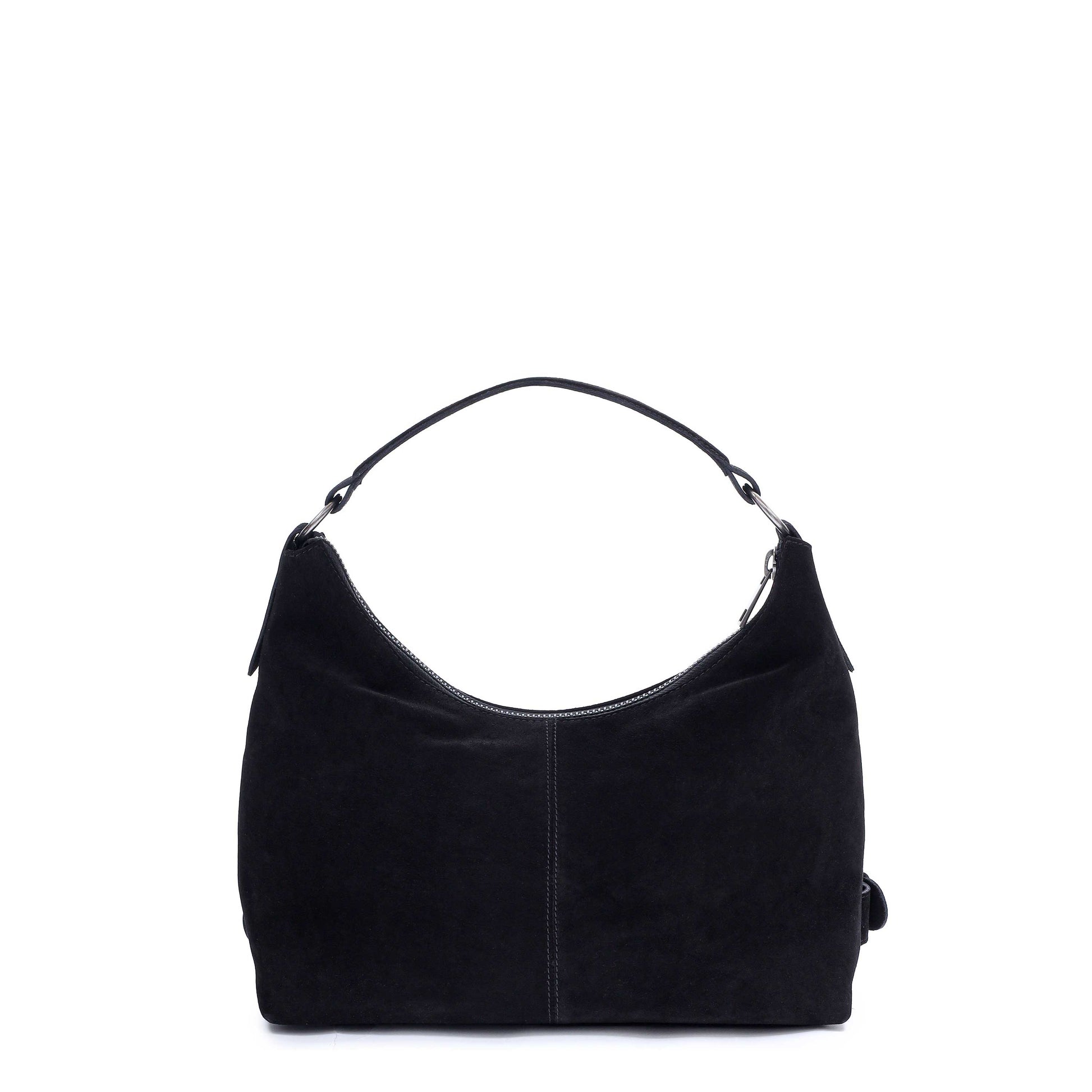 Núnoo Rio Suede Black w. Antique Silver Shoulder bags Black