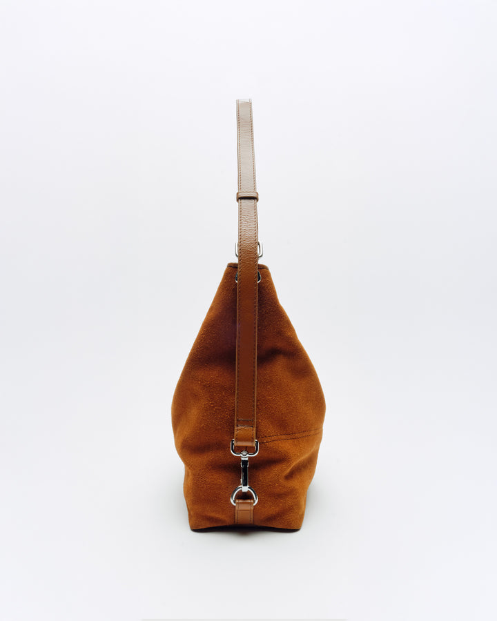 Núnoo Rio Suede Pecan Brown Large Pecan Brown