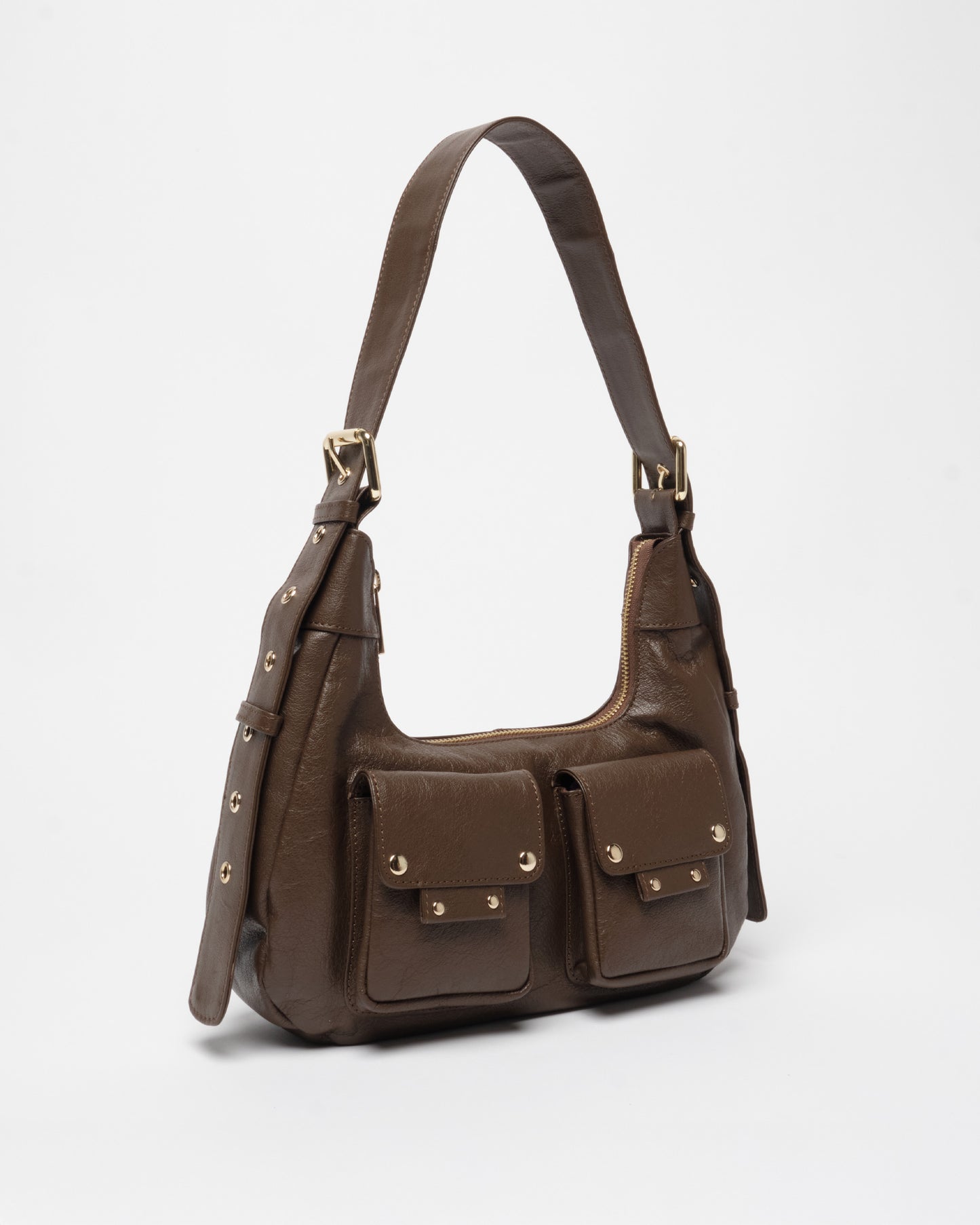 Núnoo Sally Small Air 3 Dark Brown w gold Medium Dark brown
