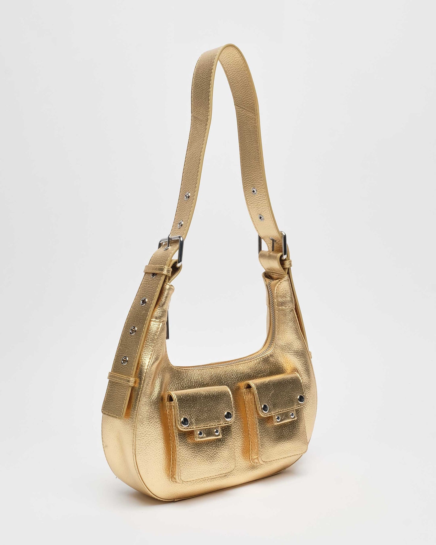 Núnoo Sally Small Metallic Light Gold Medium Light Gold