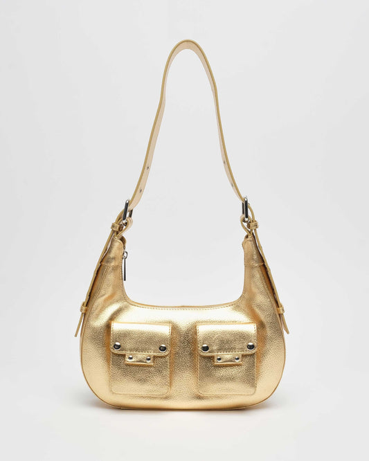 Núnoo Sally Small Metallic Light Gold Medium Light Gold