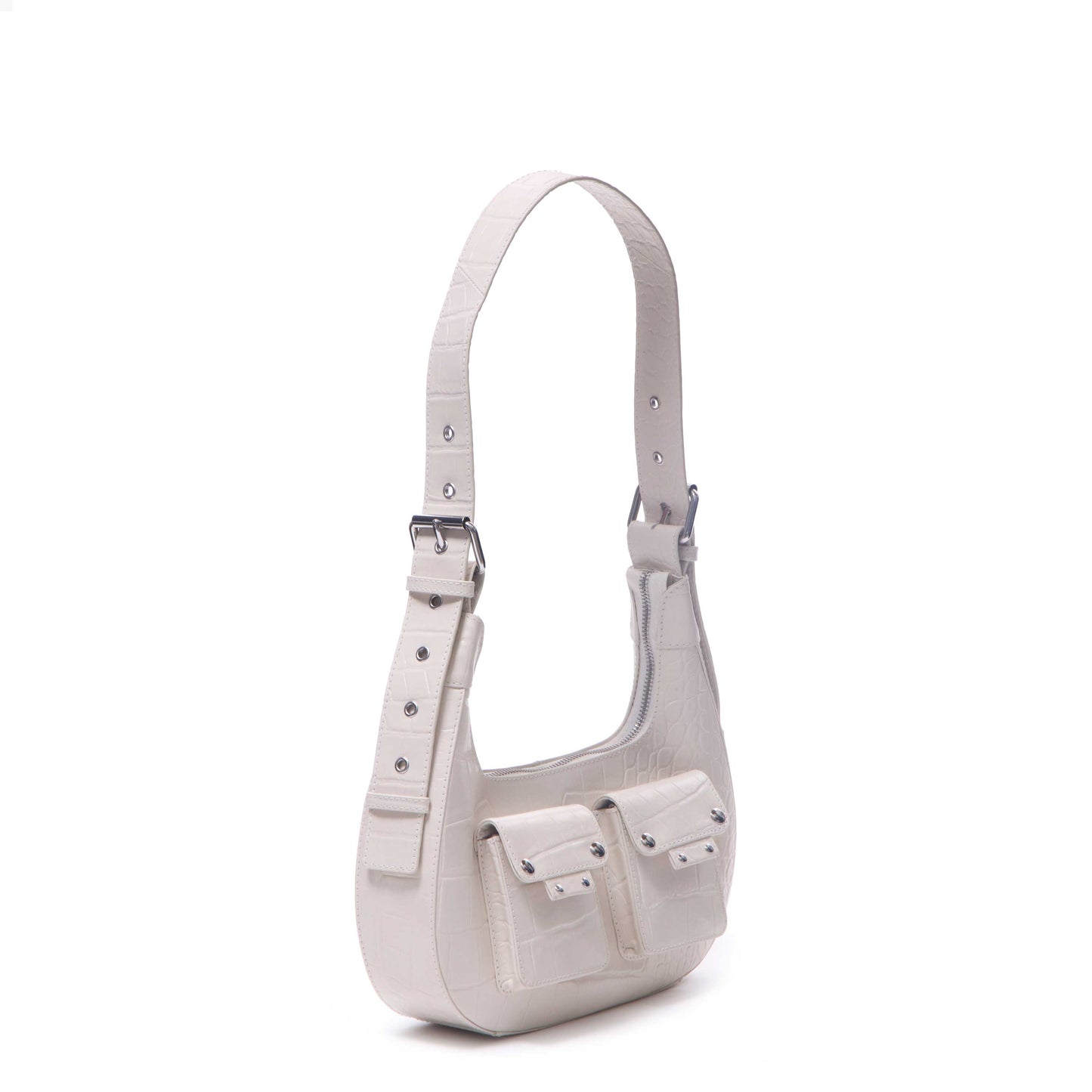 Núnoo Sally small croco deluxe beige Medium Beige