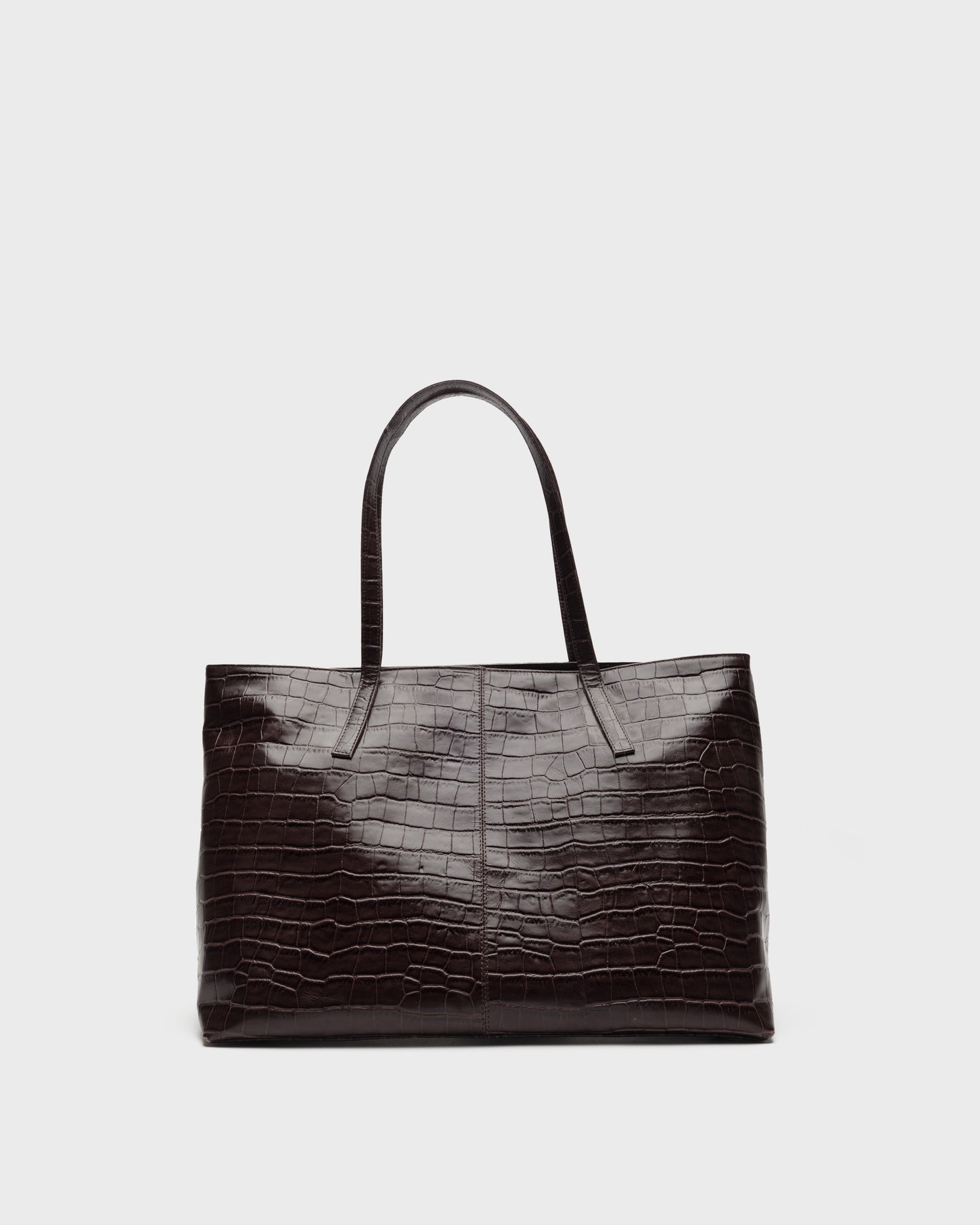 Núnoo Shopper Braided Texas Chocolate Large Chocolate