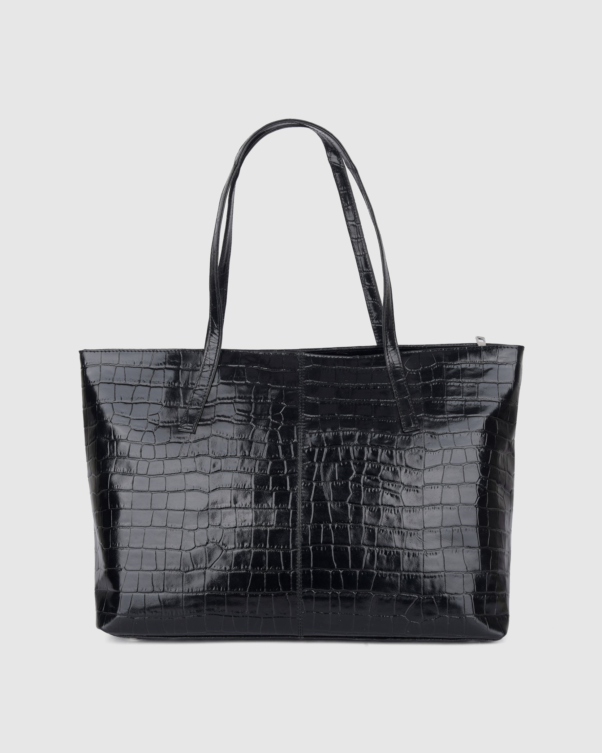 Núnoo Shopper Braided Texas Dusty Blue Large Black