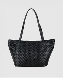 Shopper Braided Village Black