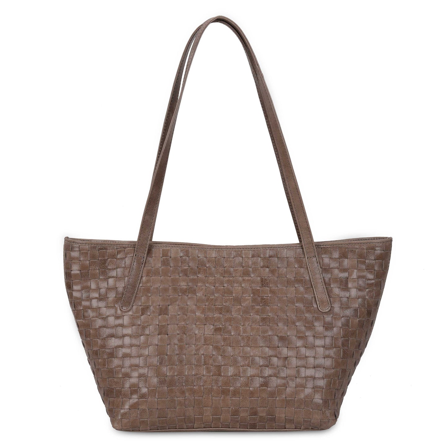 Núnoo Shopper Braided Village Taupe Large Taupe