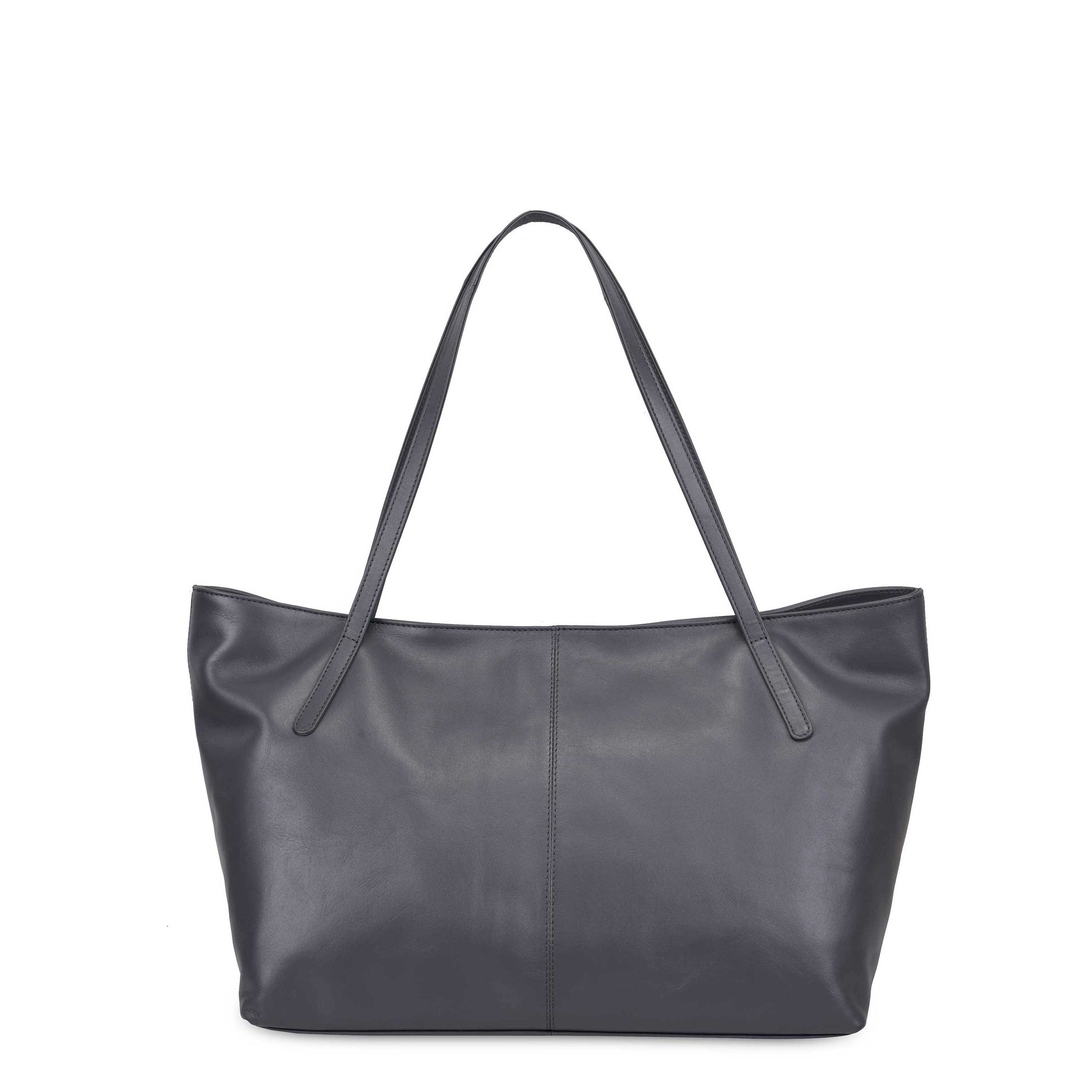 Núnoo Shopper Buckle Pure Dark Grey w. Gold Shoulder bags Dark grey