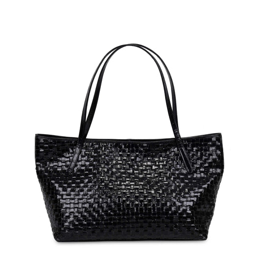 Núnoo Shopper Texas Braided Black Shoulder bags Black