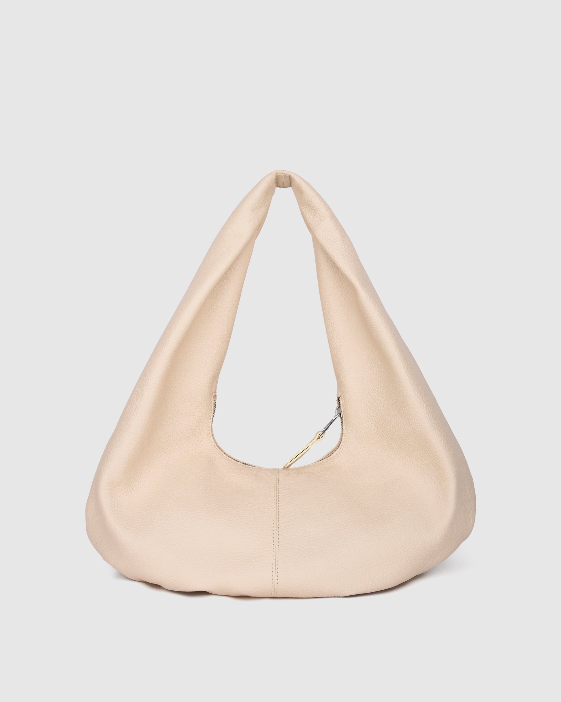 Núnoo Small Alma Draped Soft Macadamia Medium Macadamia