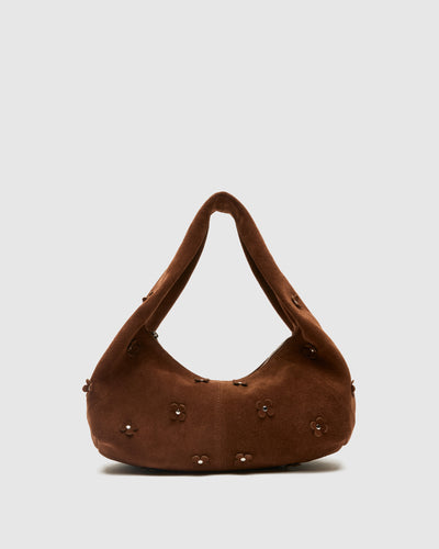Small Alma Icon Suede Cacao