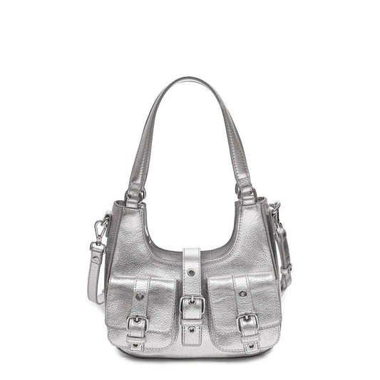 Núnoo Small Alva Metallic Silver Small bag Silver