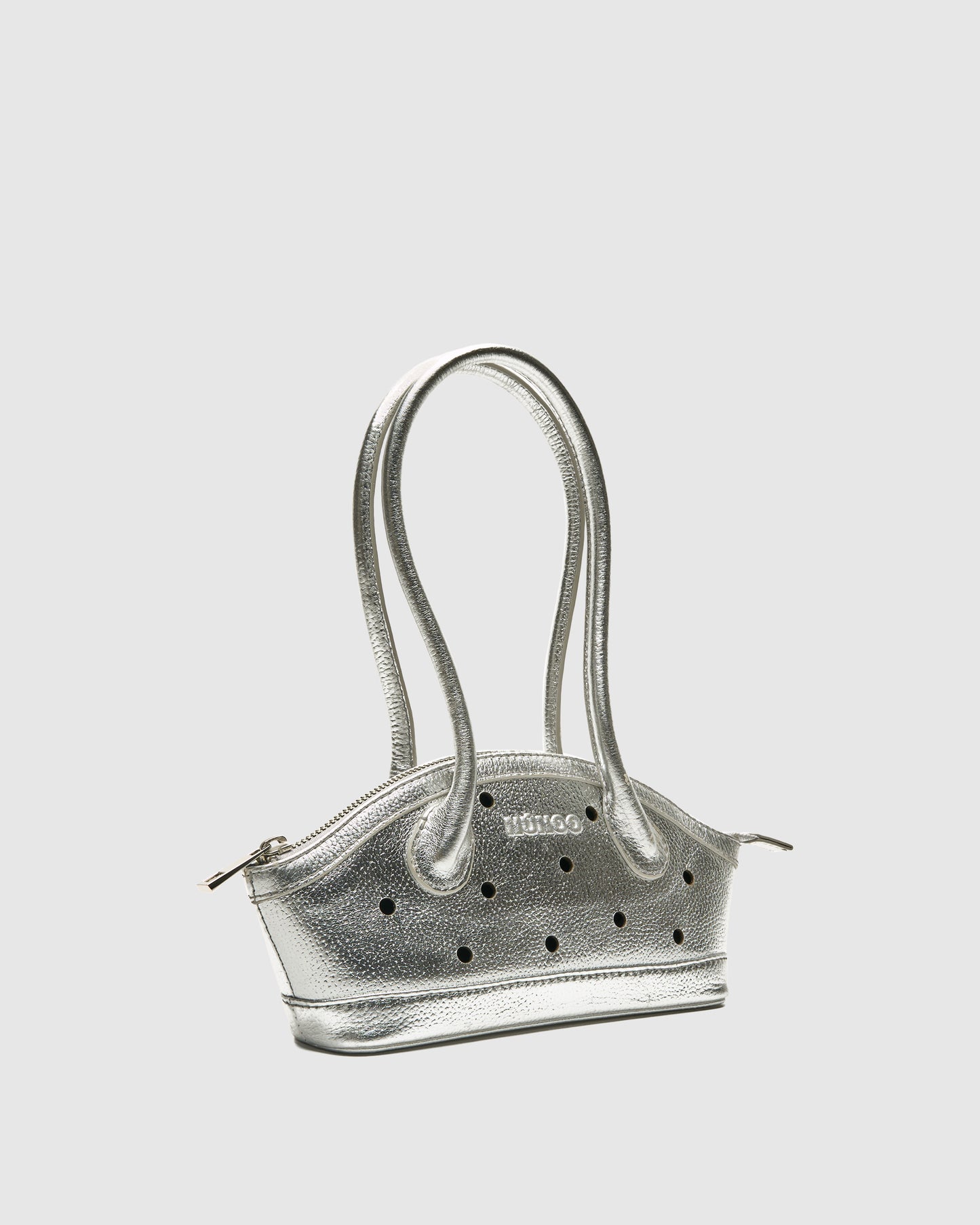 Núnoo Small Ayo Metallic Silver Small bag Silver