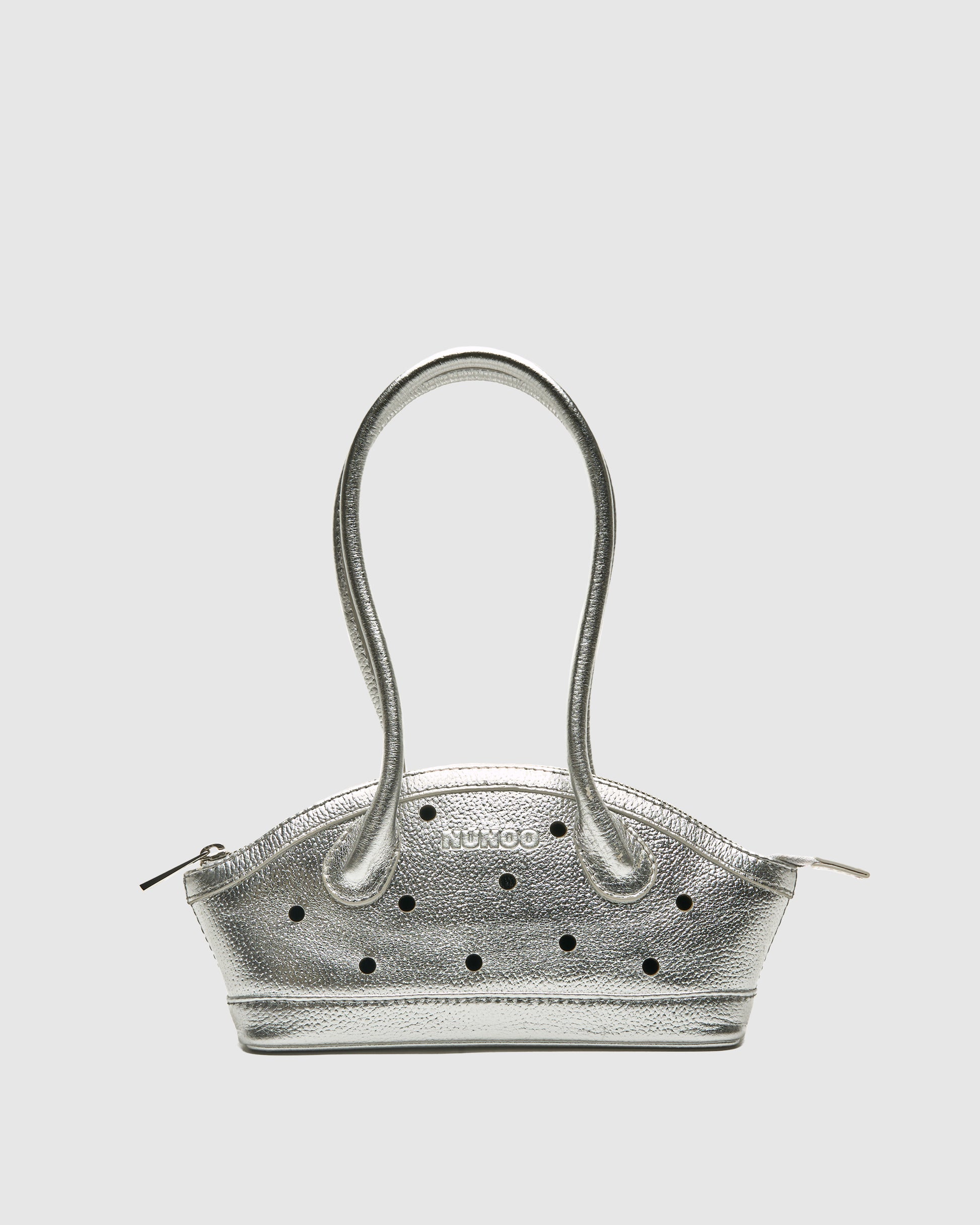 Núnoo Small Ayo Metallic Silver Small bag Silver