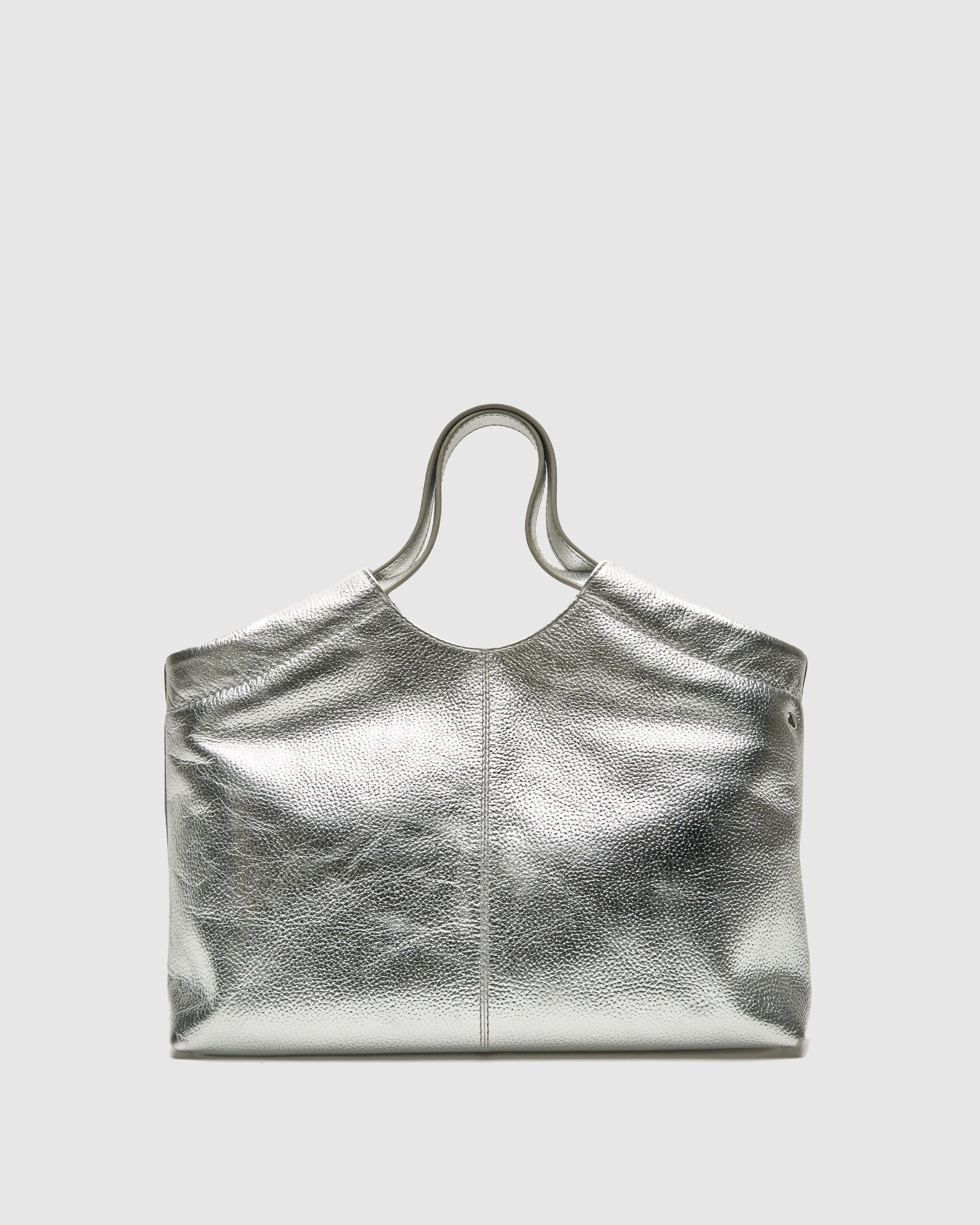 Núnoo Small Bellis Metallic Silver Large Silver