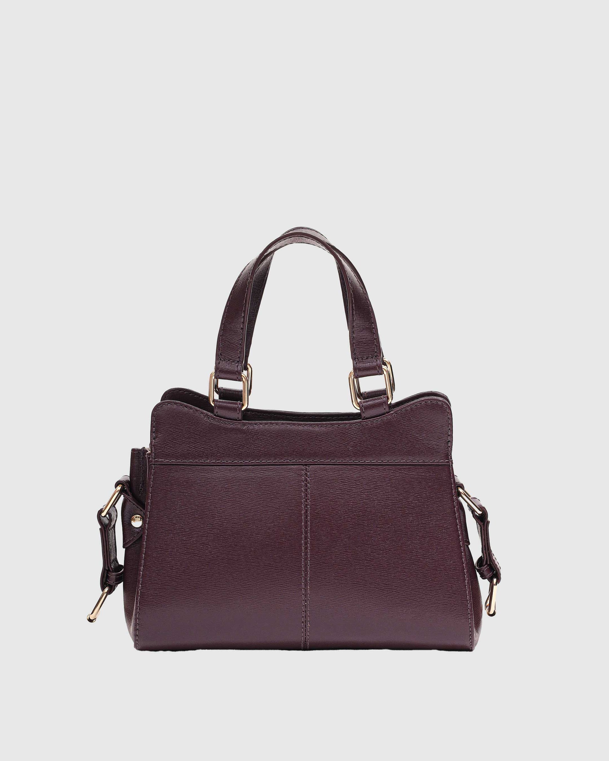 Núnoo Small Cher Bag Florence Bordeaux w. Gold Medium Bordeaux