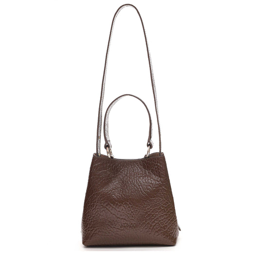 Núnoo Small Chiara New Zealand Brown w. Gold Shoulder bags Brown