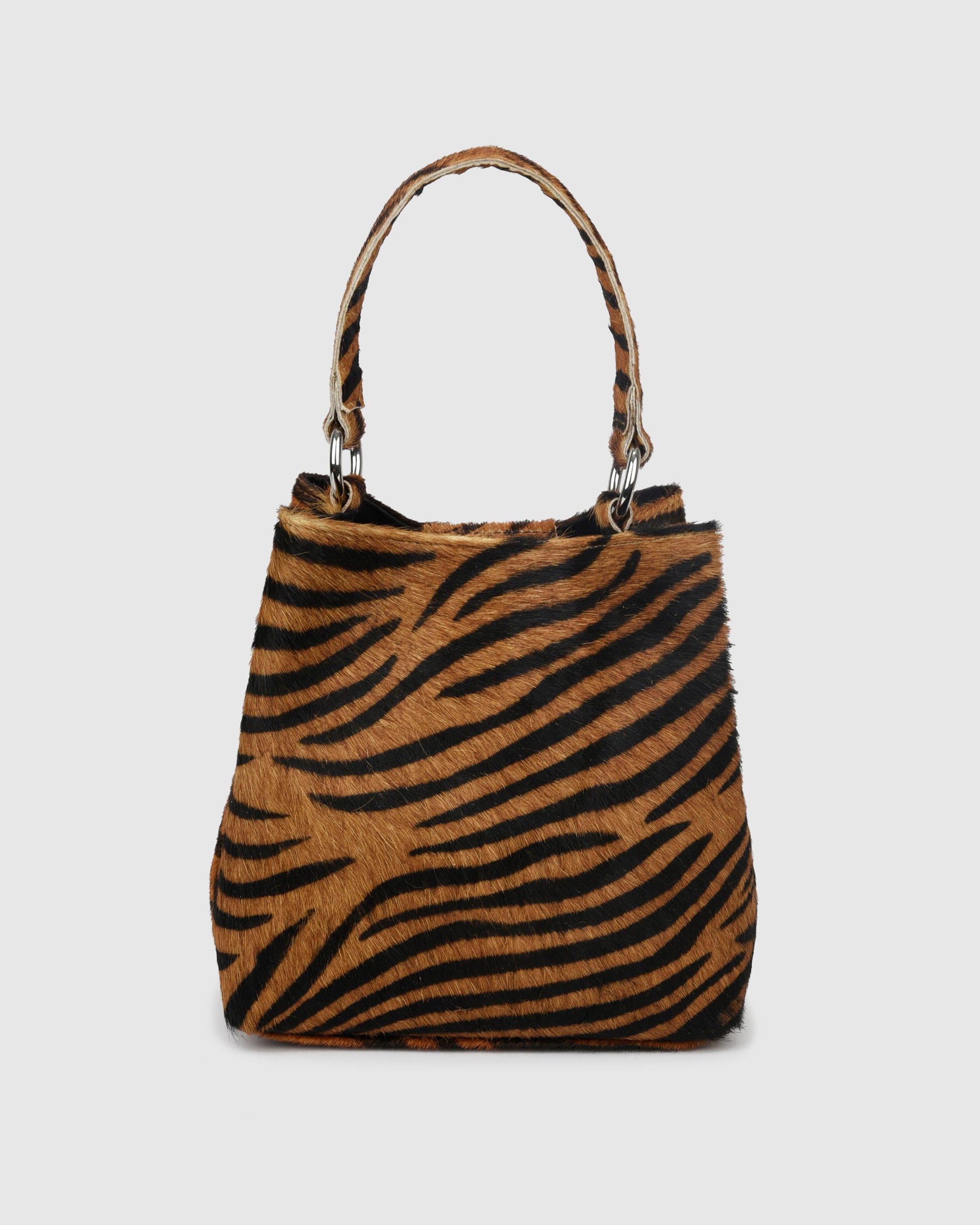 Núnoo Small Chiara Stripes Deluxe Dark Brown Medium Stripes