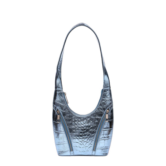 Núnoo Small Cosmo Texas Metallic Light Blue Shoulder bags Light blue