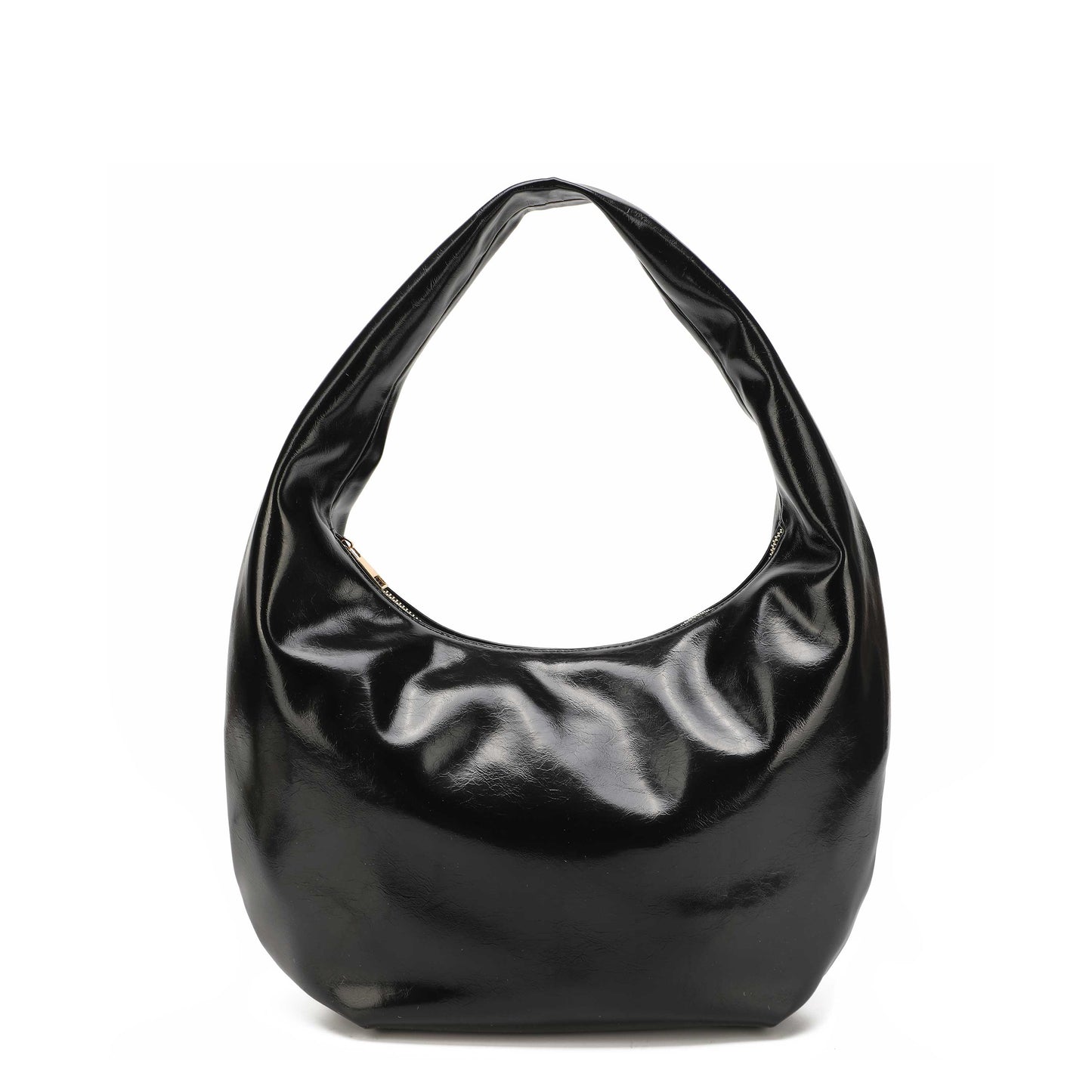 Núnoo Small Gabi Wrinkle Black Shoulder bags