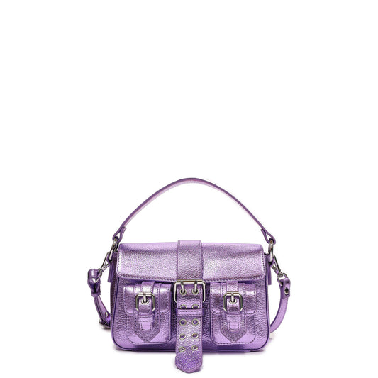 Núnoo Small Honey Buckle Metallic Purple Shoulder bags Purple