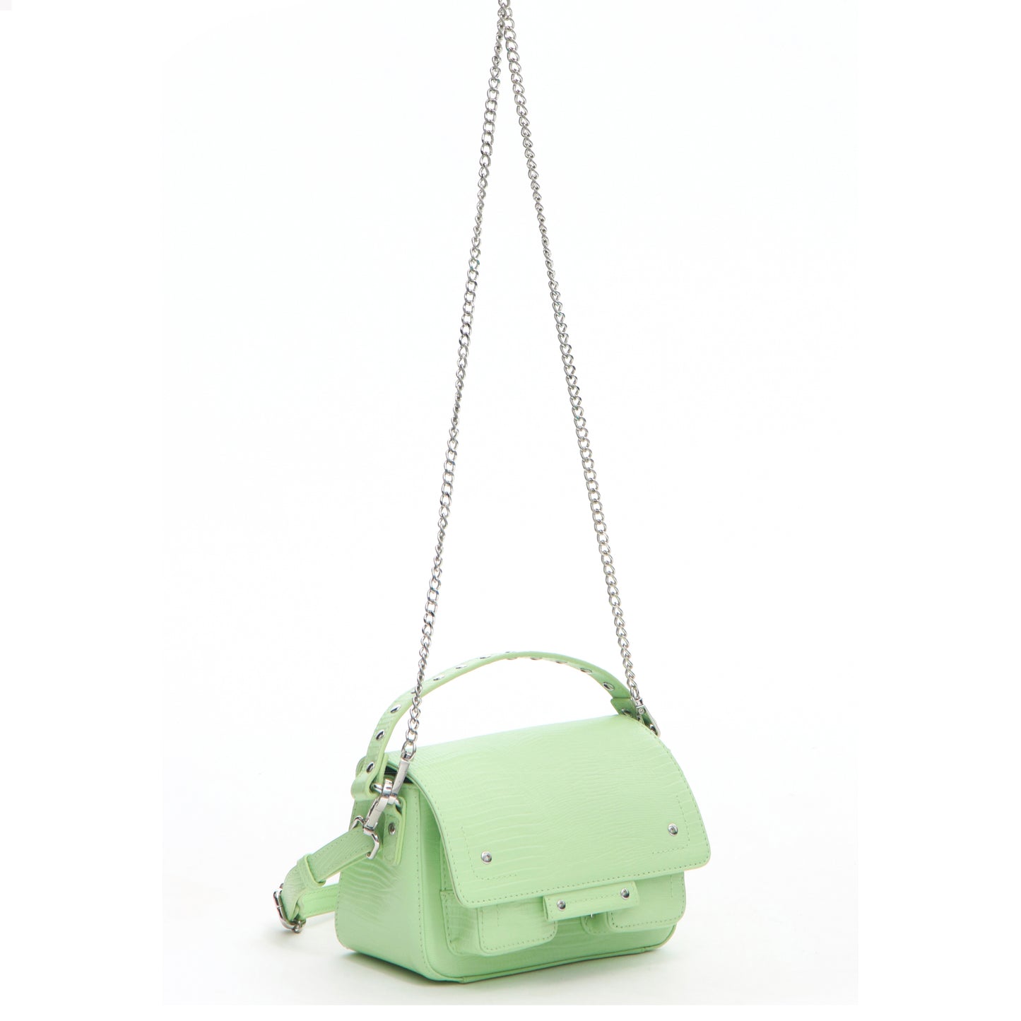 Núnoo Small Honey Lizard Mint Small bag Mint