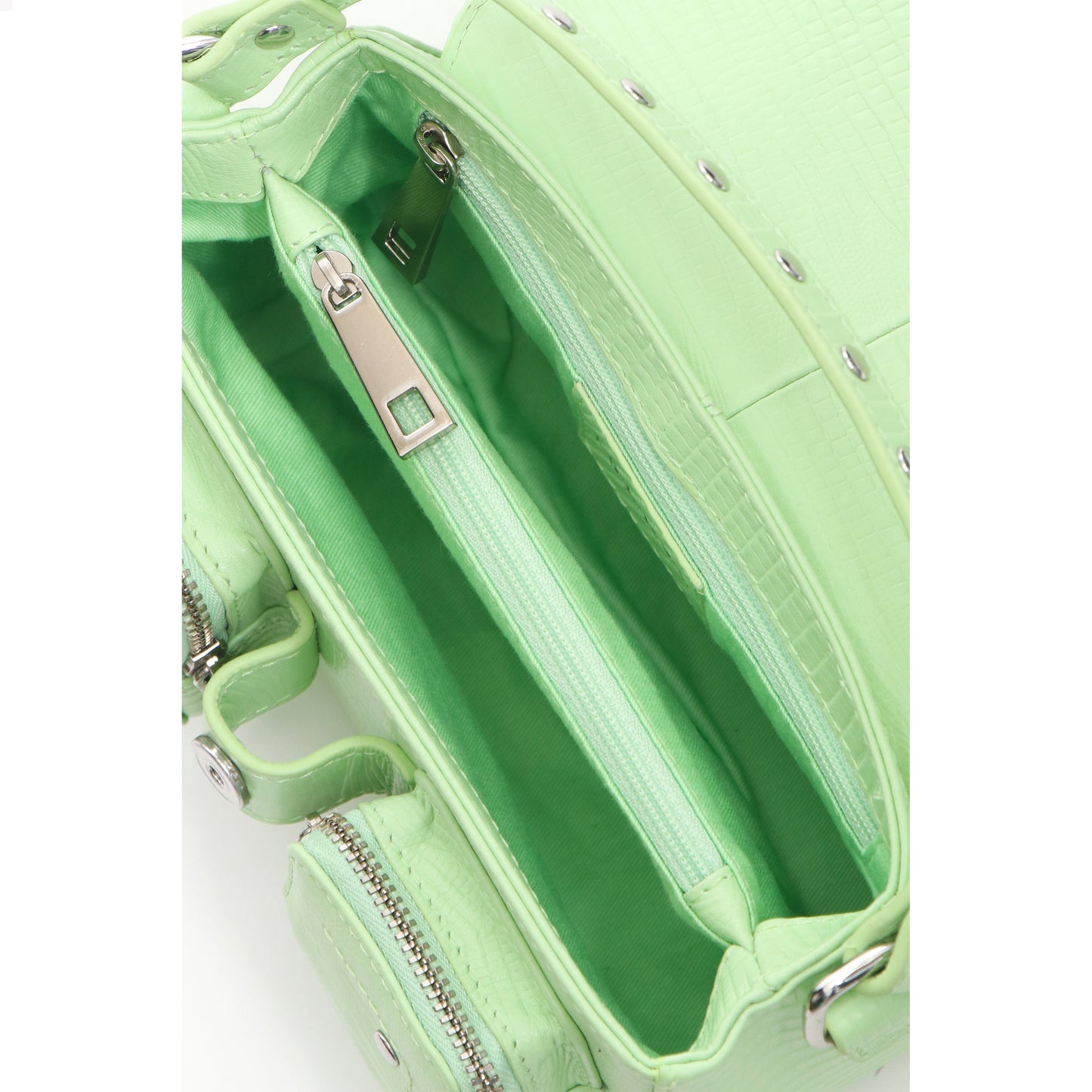 Núnoo Small Honey Lizard Mint Small bag Mint