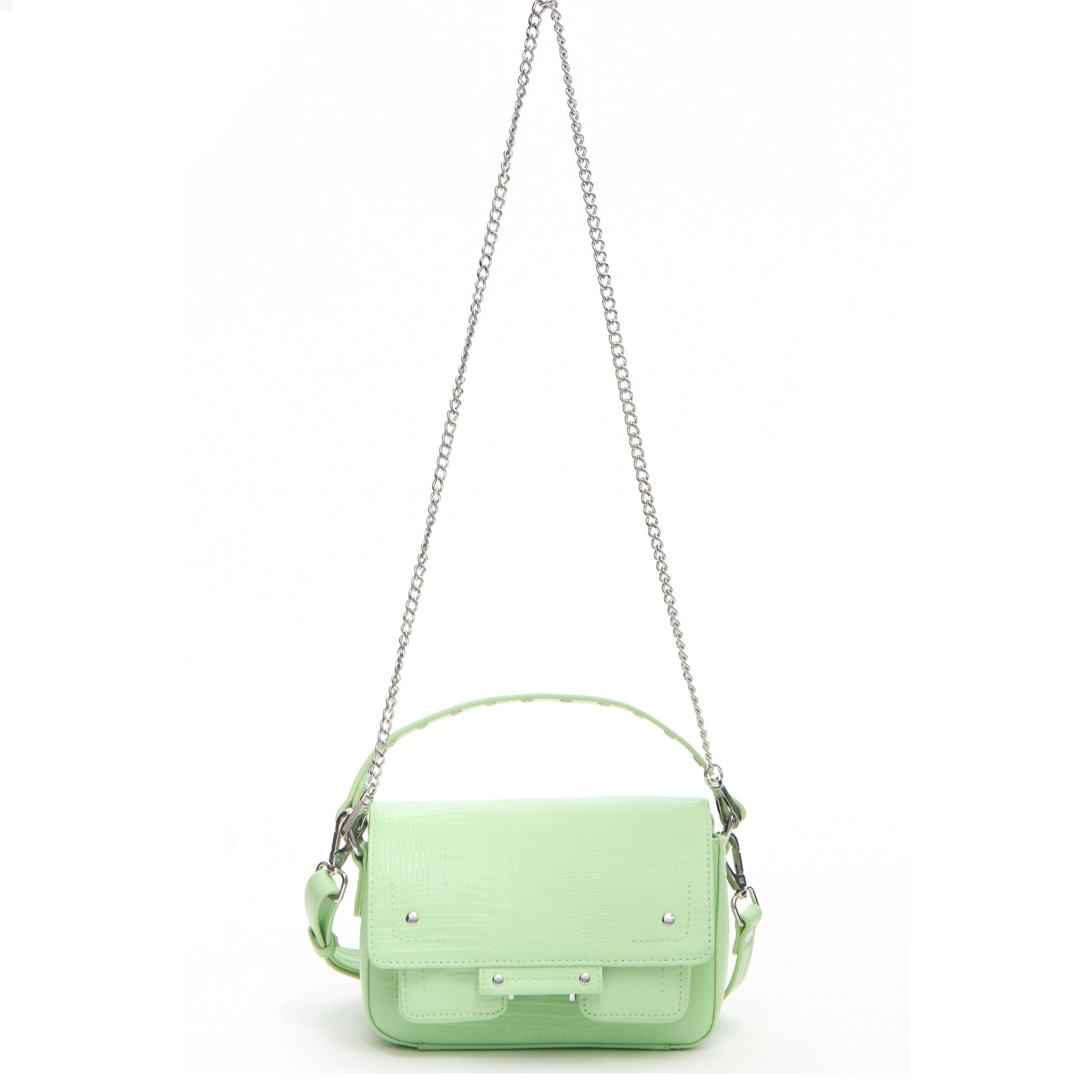 Núnoo Small Honey Lizard Mint Small bag Mint
