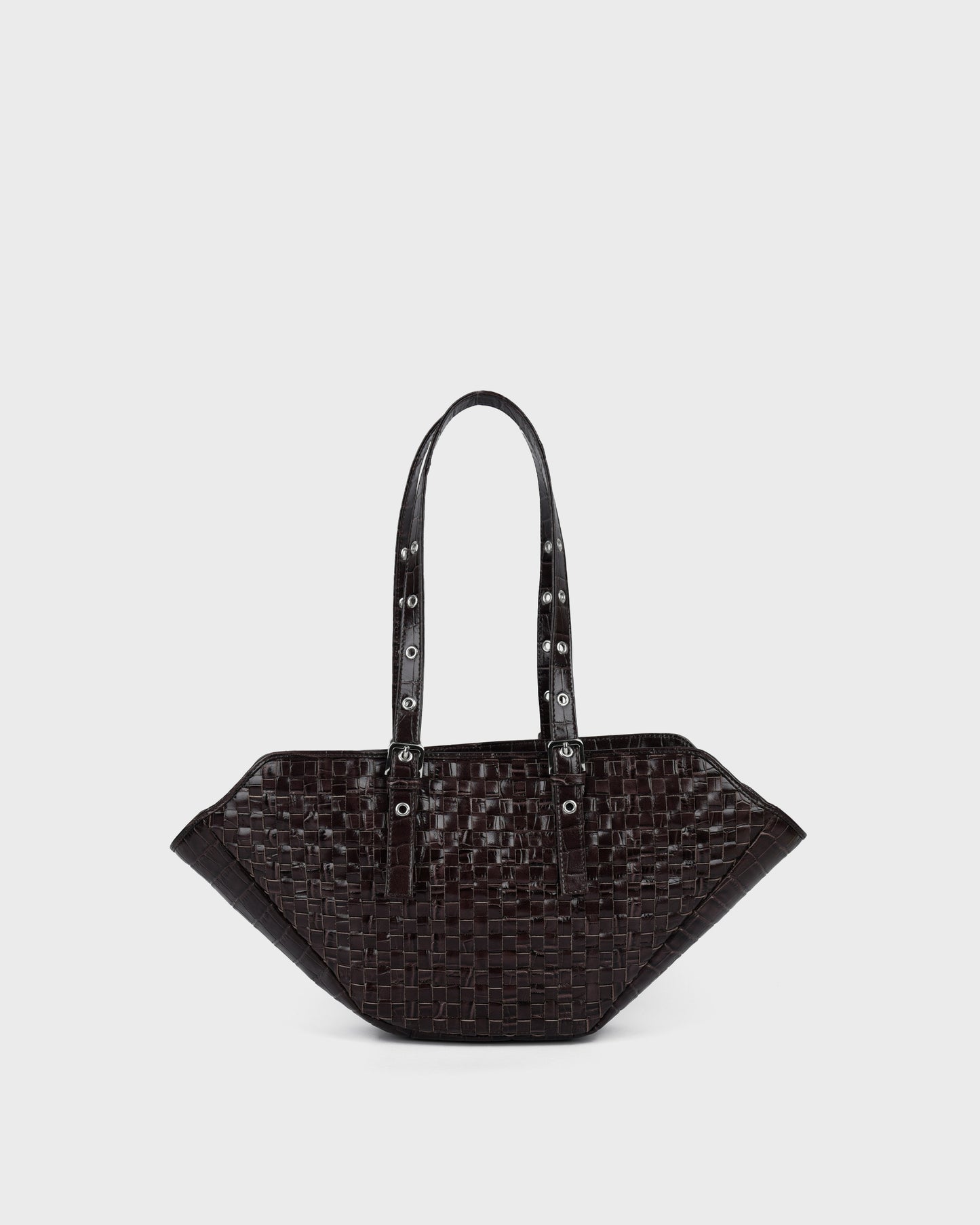 Núnoo Small Nora Braided Texas Chocolate Medium Chocolate