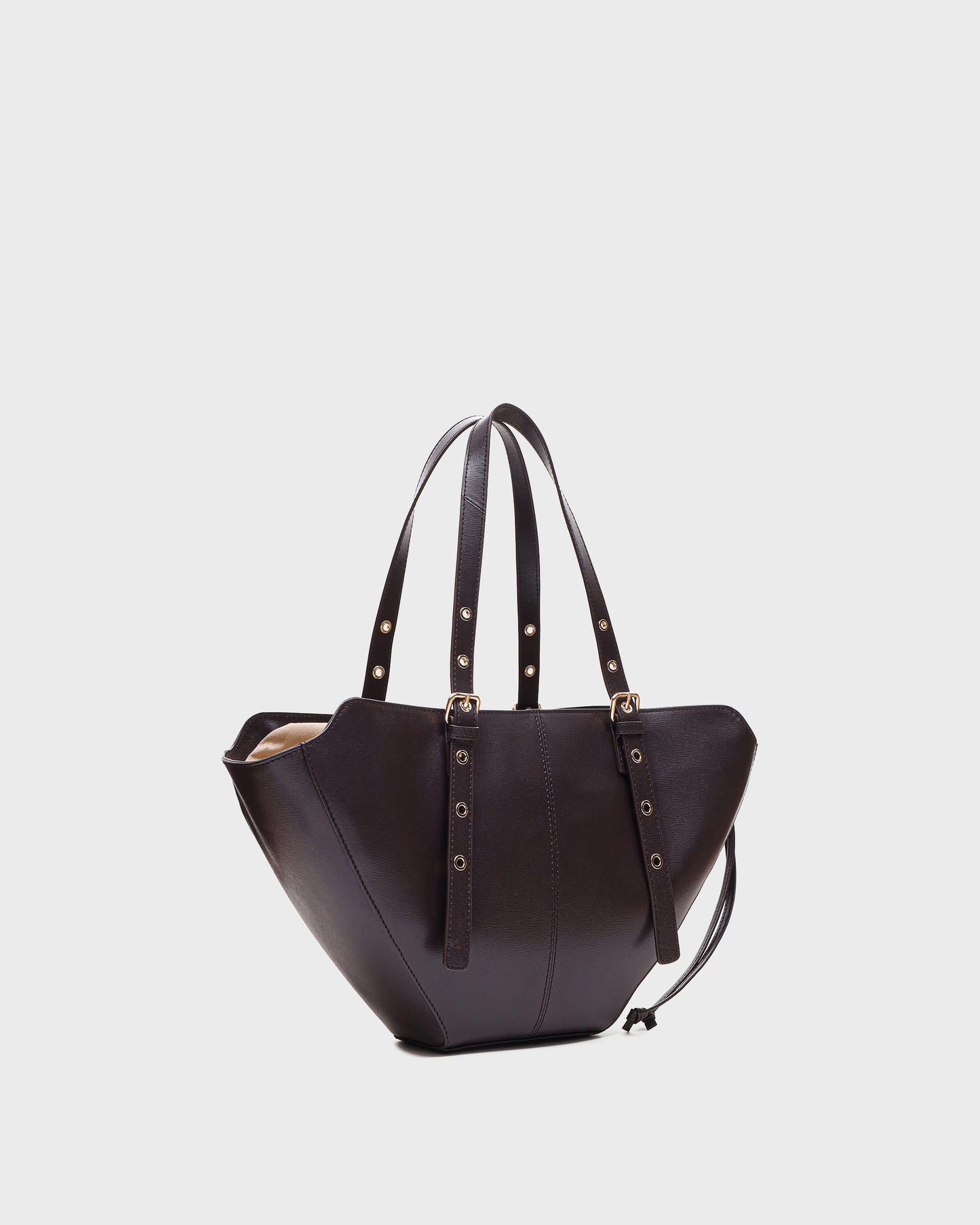 Núnoo Small Nora Florence Chocolate w. Gold Medium Chocolate