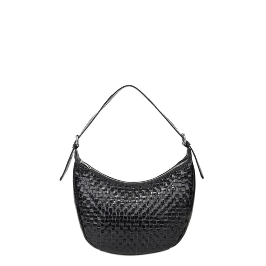 Núnoo Small Stella Texas Braided Black Shoulder bags Black