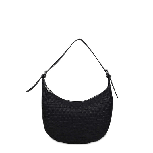 Núnoo Small Stella Texas Braided Black Shoulder bags Black