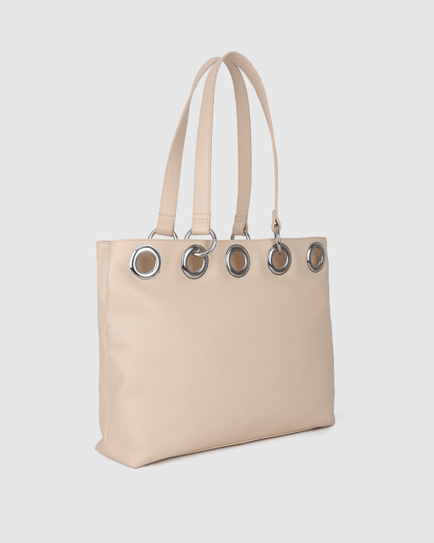 Núnoo Sophie Eyelet Soft Macadamia Large Macadamia