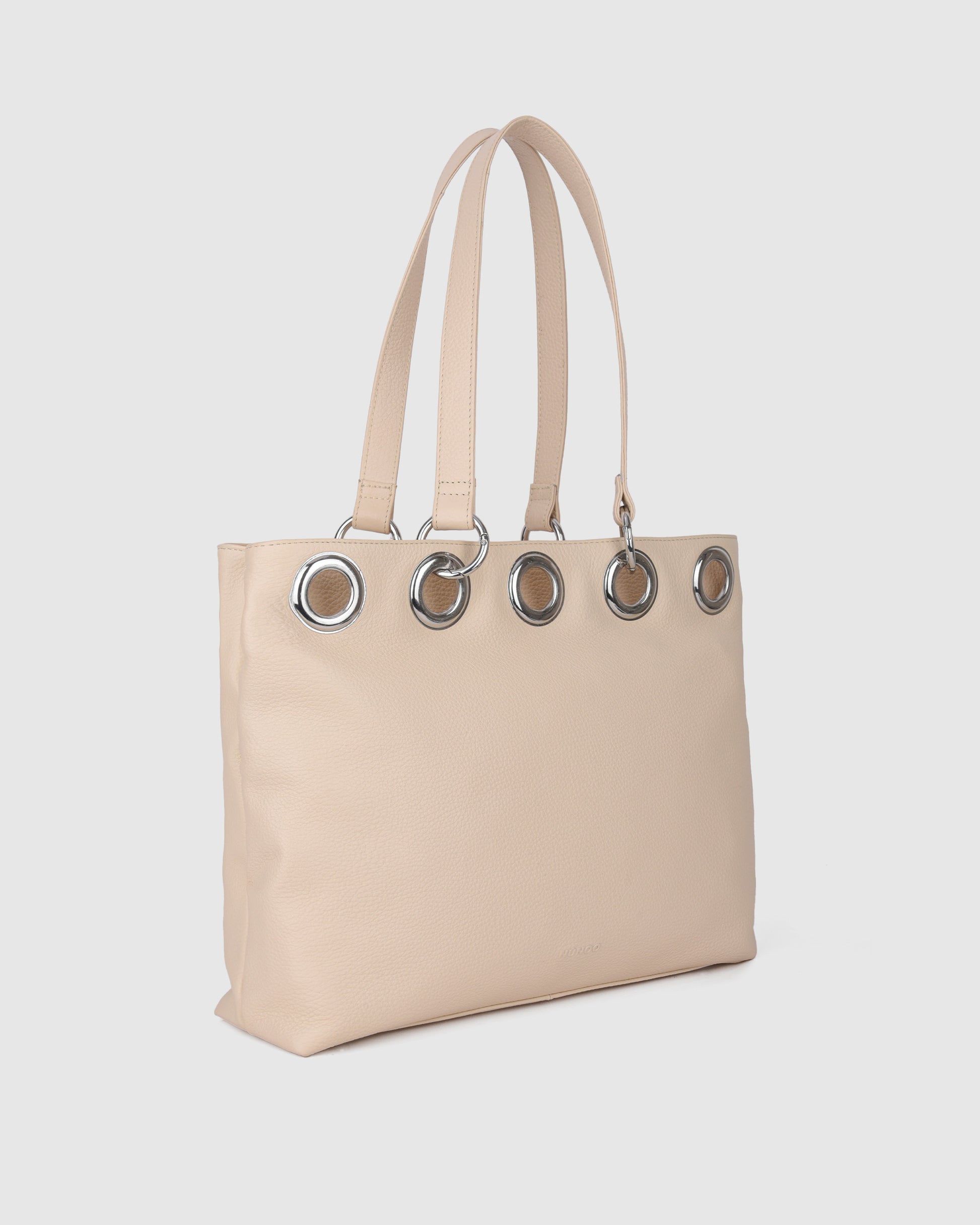 Núnoo Sophie Eyelet Soft Macadamia Large Macadamia