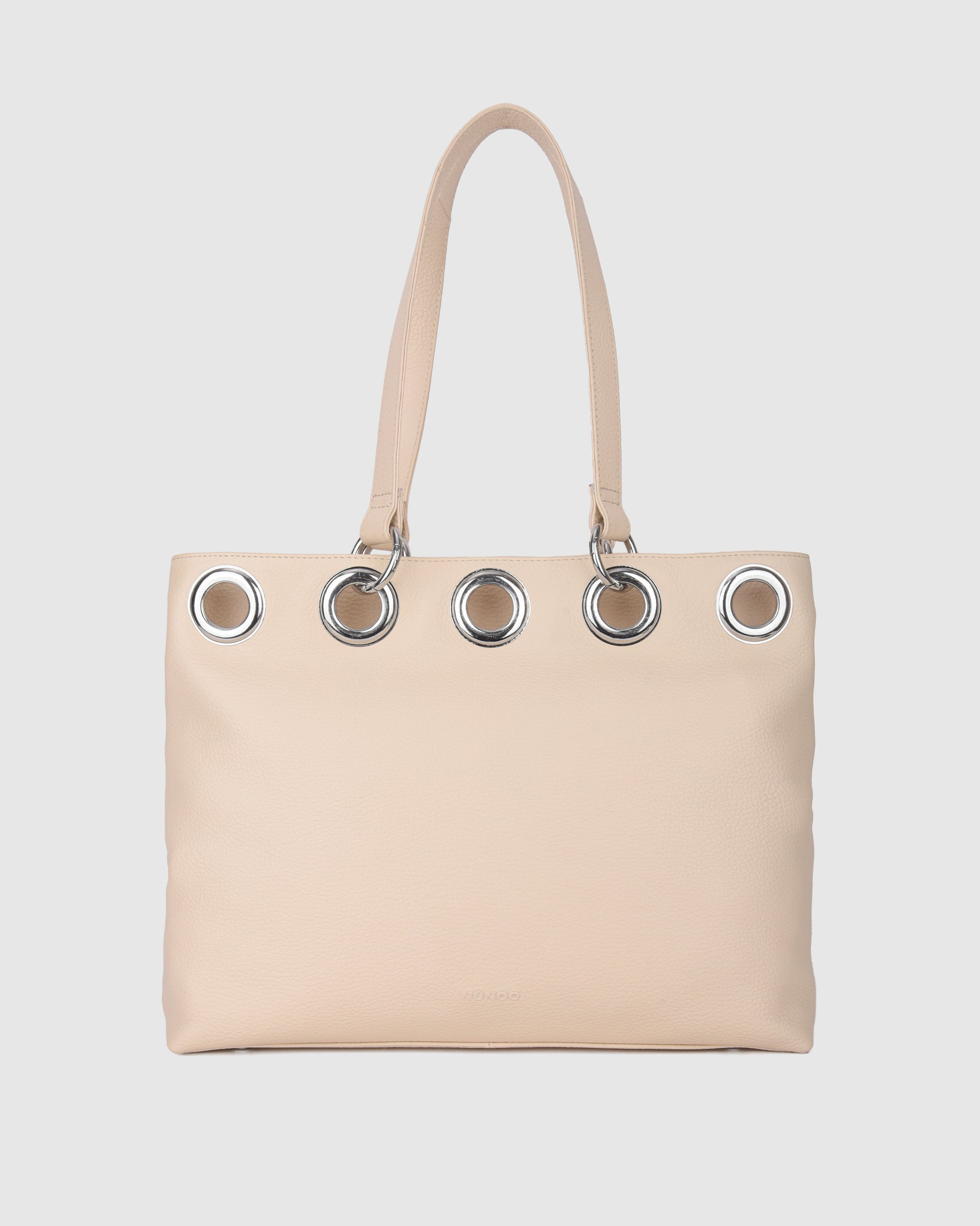 Núnoo Sophie Eyelet Soft Macadamia Large Macadamia