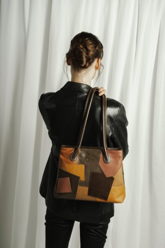 Núnoo Sophie Patch Brown Large Brown