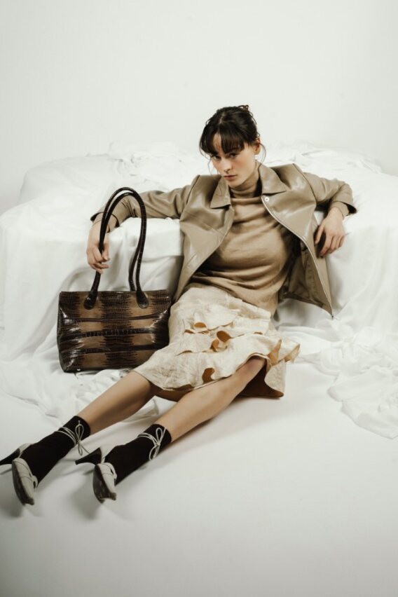 Núnoo Sophie Viper Brown Large Brown