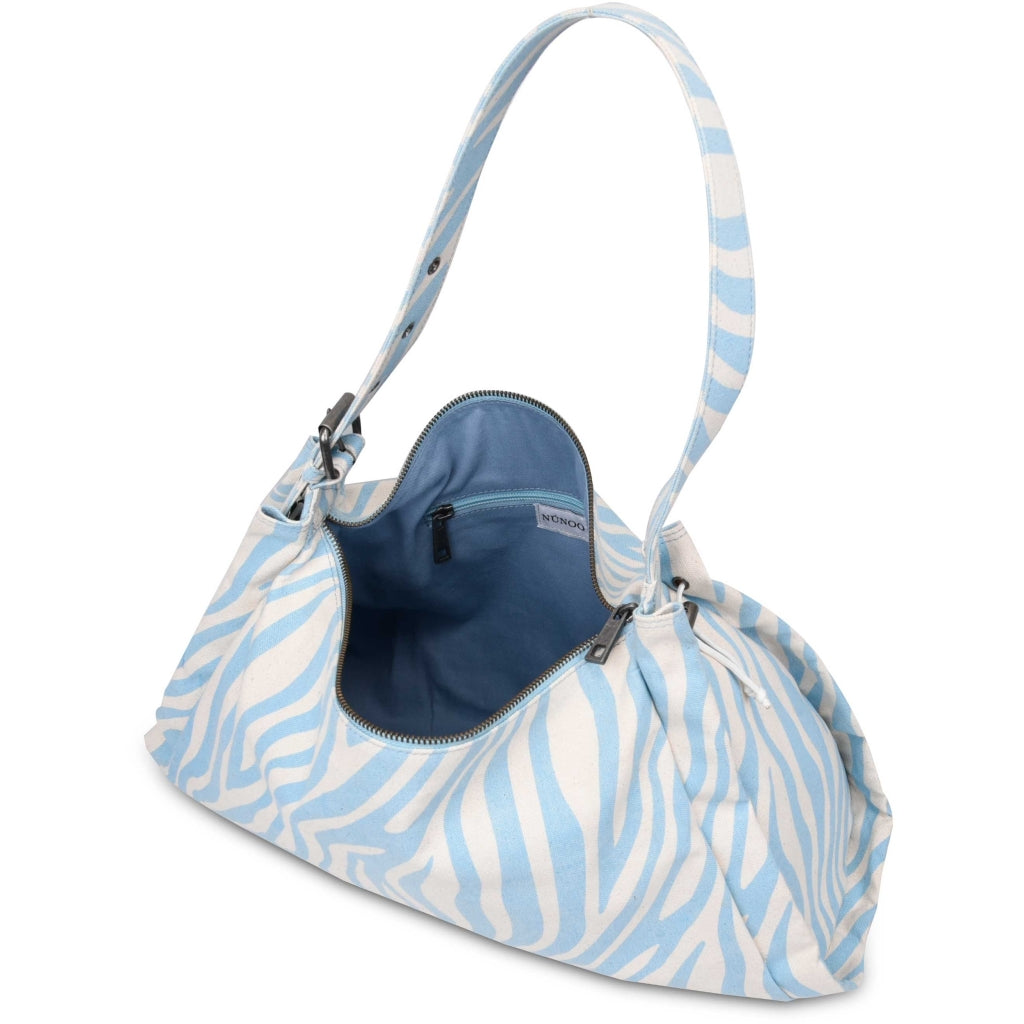 Núnoo Stella Recycled Canvas Zeb Blue w. Antique Silver Shoulder bags