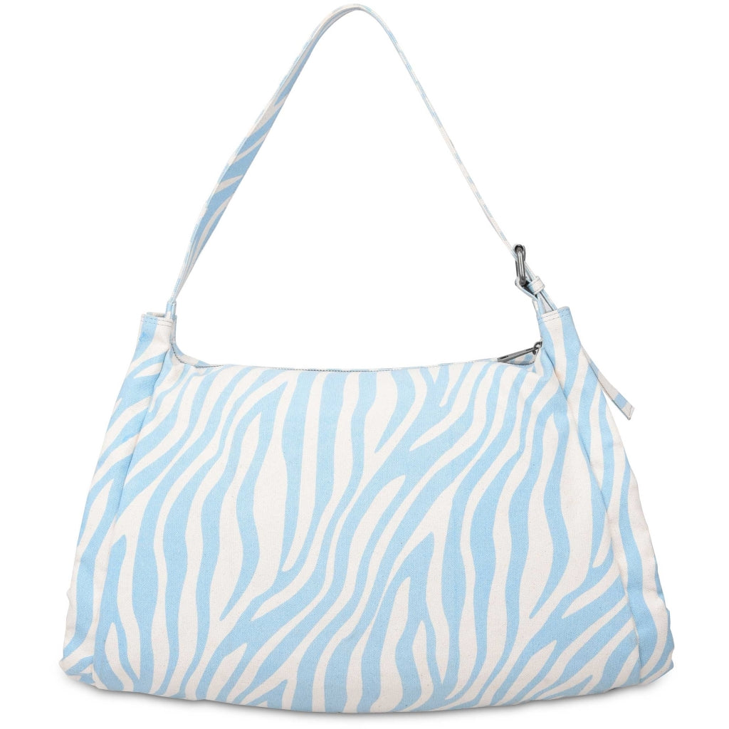Núnoo Stella Recycled Canvas Zeb Blue w. Antique Silver Shoulder bags