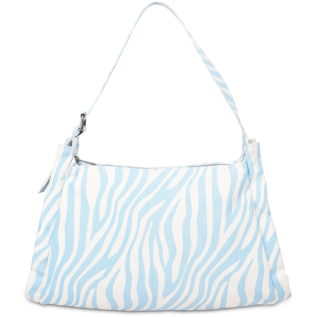Núnoo Stella Recycled Canvas Zeb Blue w. Antique Silver Shoulder bags