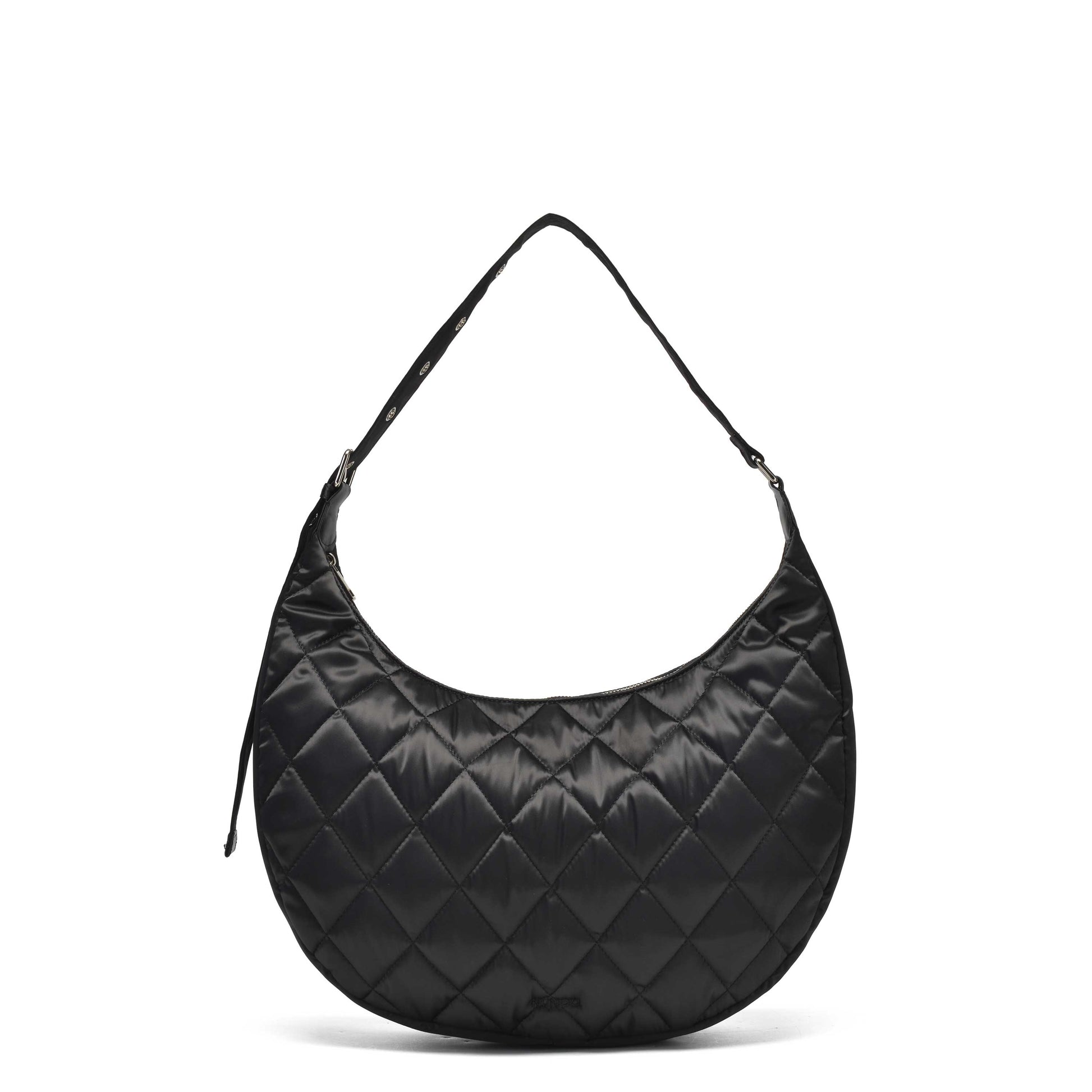 Núnoo Stella Recycled Satin Black Shoulder bags Black