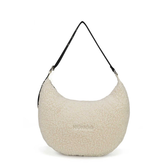 Núnoo Stella Teddy White Shoulder bags White