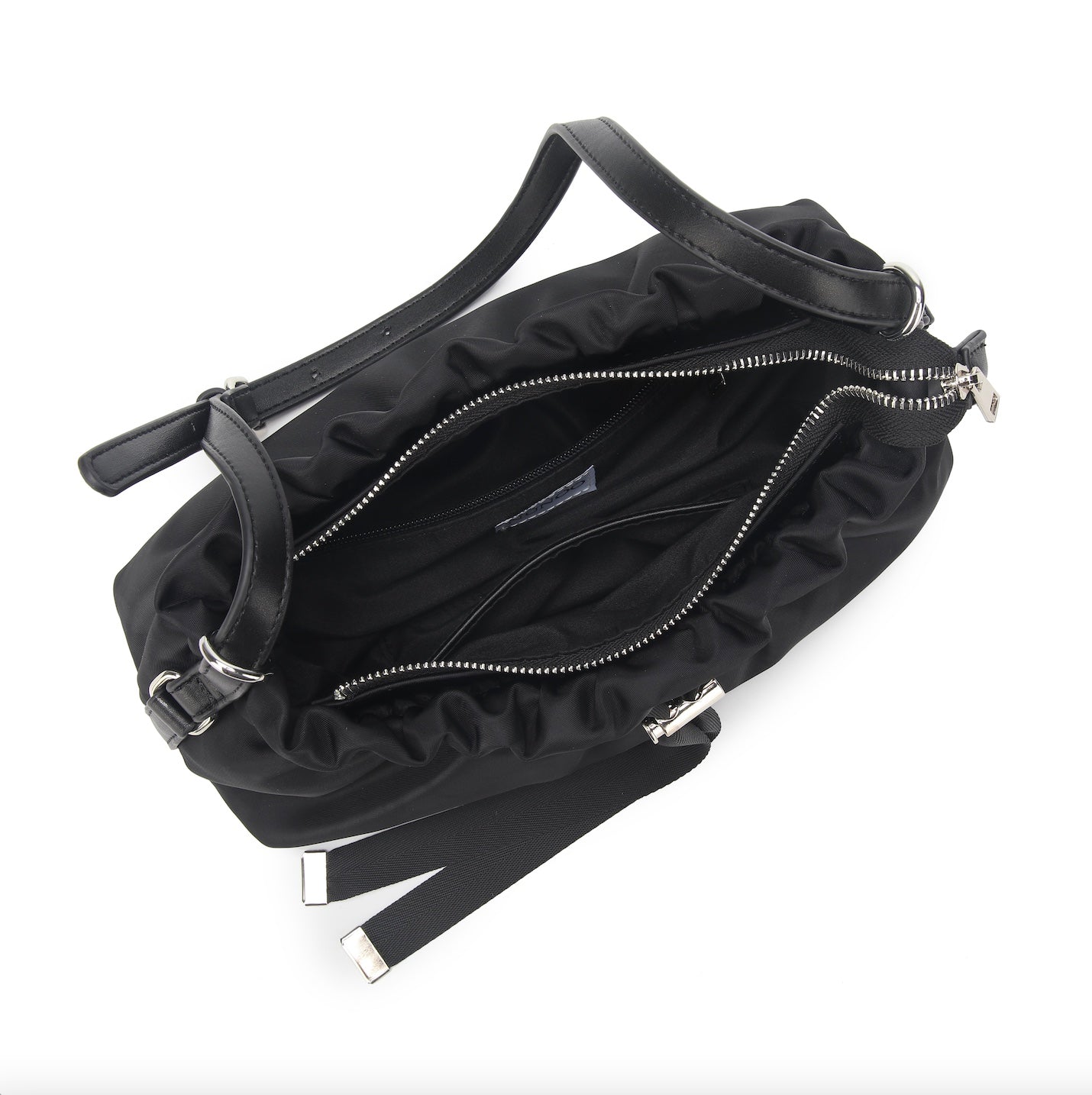 Núnoo Veneda recycled nylon Black Evening bags Black