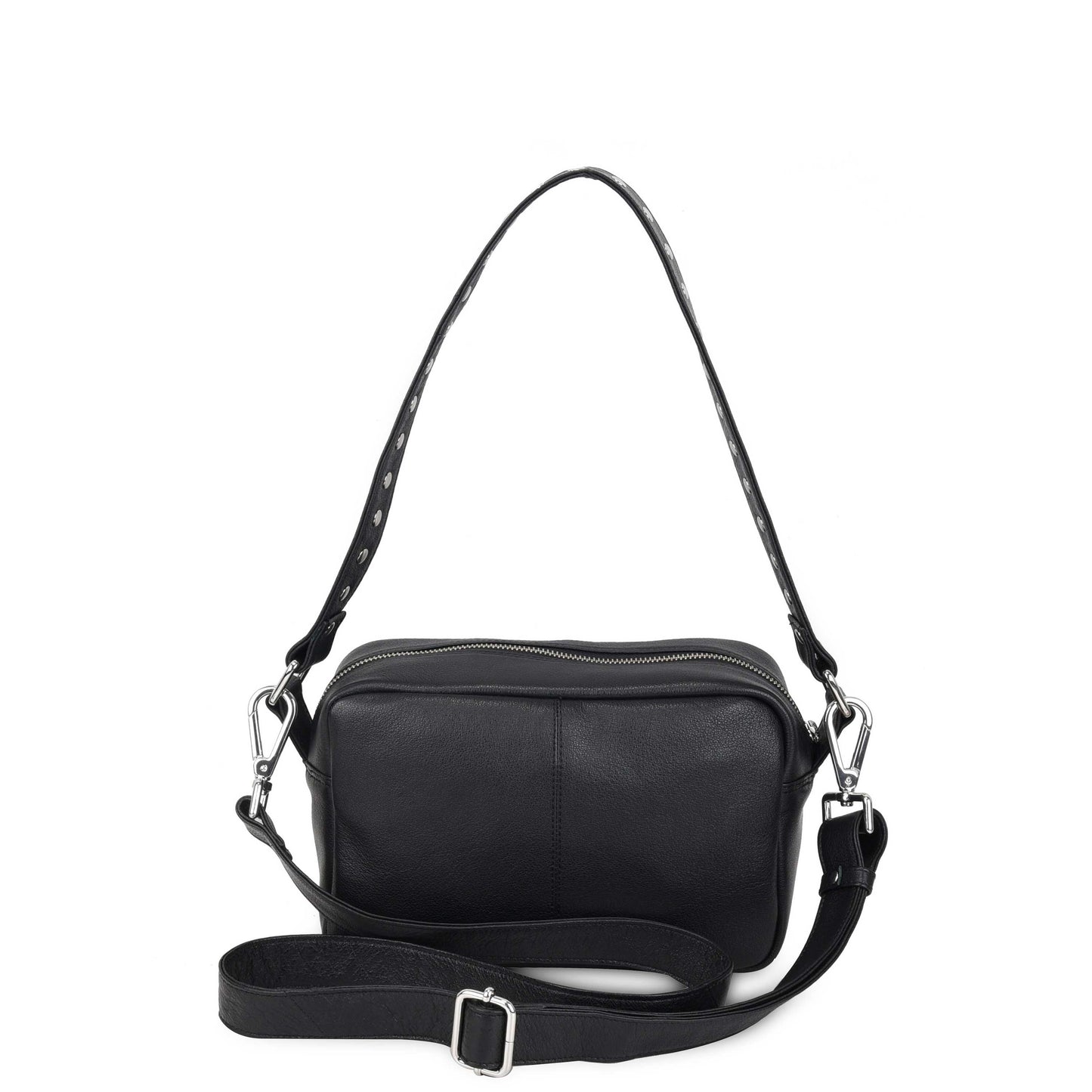 Núnoo Vilda Braided Mountain Black Crossbody Black