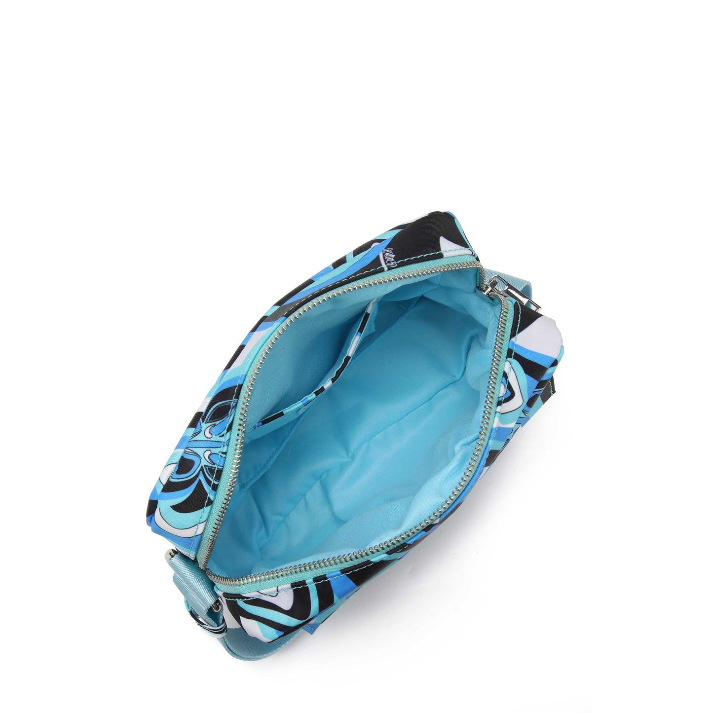 Núnoo paloma recycled nylon printed Crossbody Blue